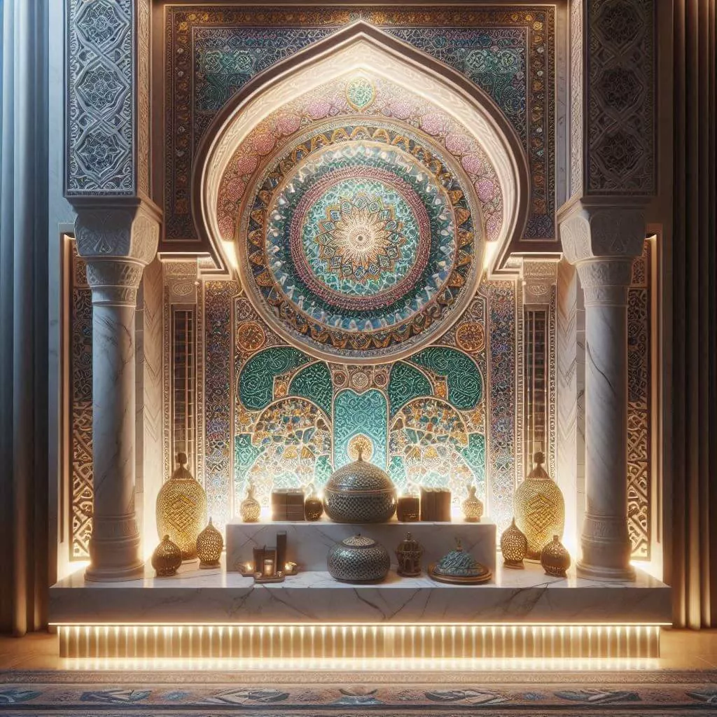 Saudi home mihrab decor (3)	